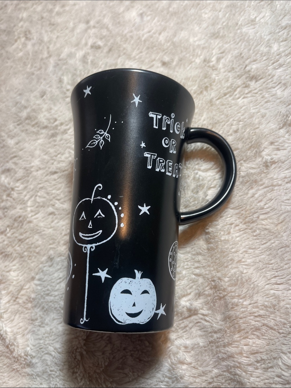2007 black Starbucks Halloween coffee mug
